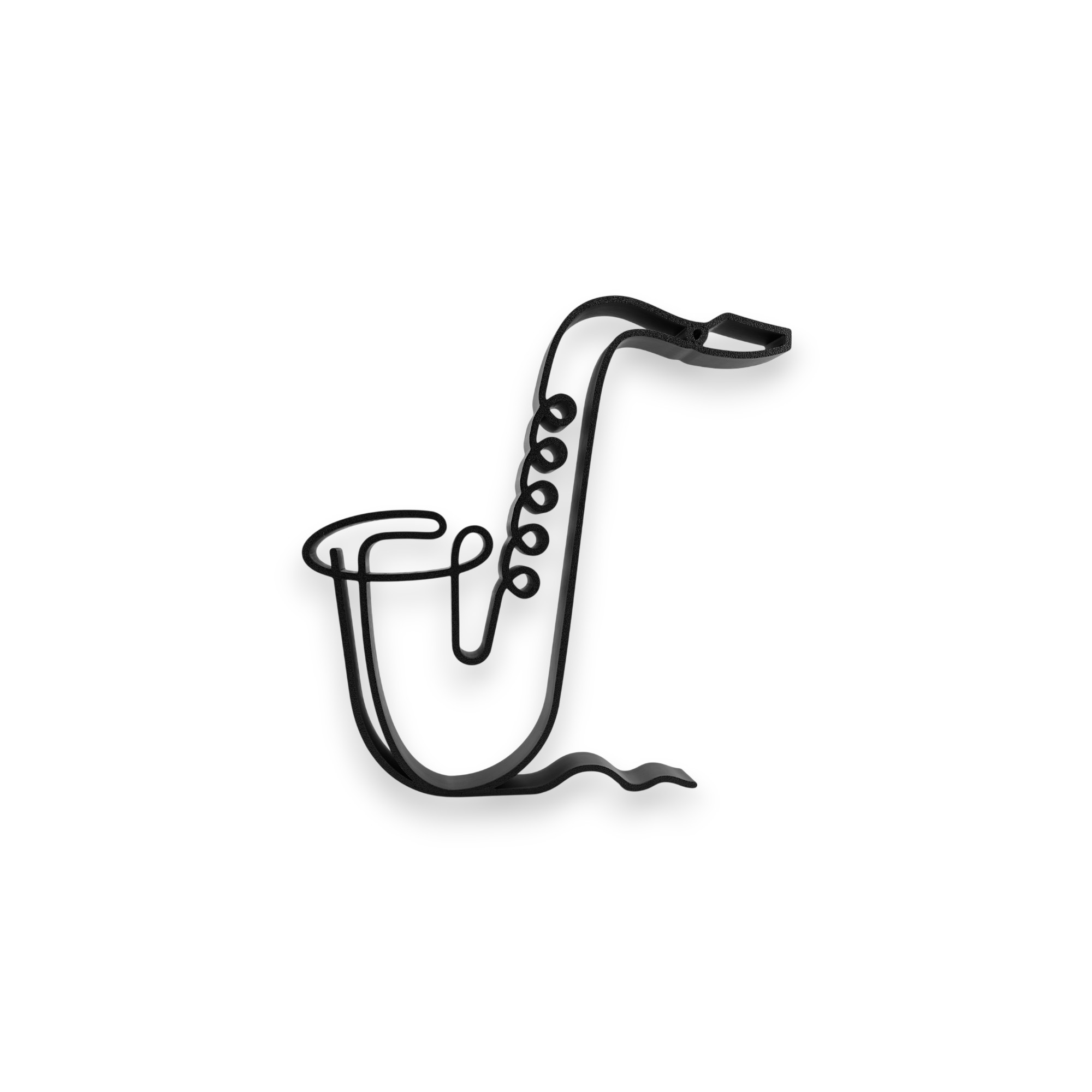 Abstract Saxophone — front