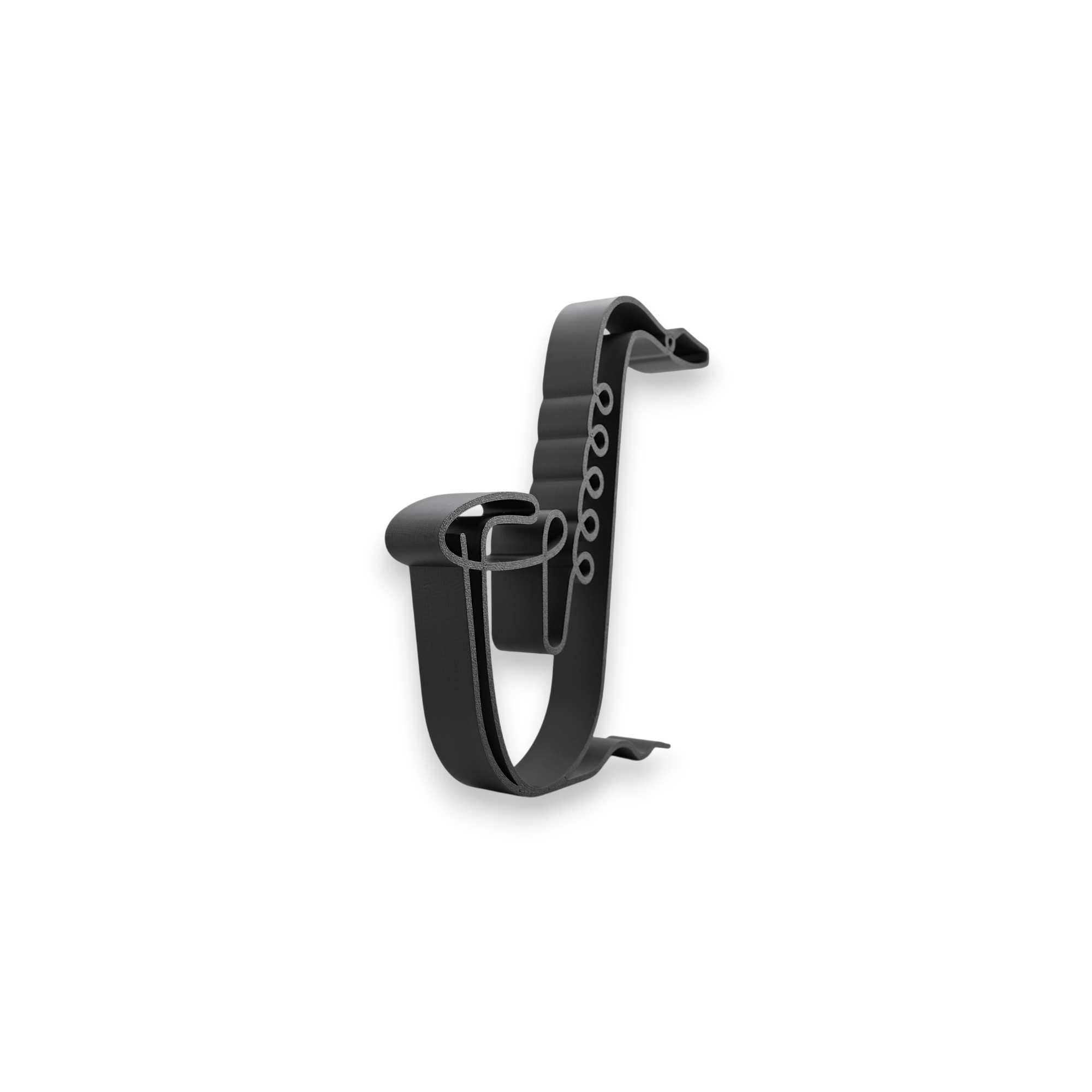 Abstract Saxophone — three quarter