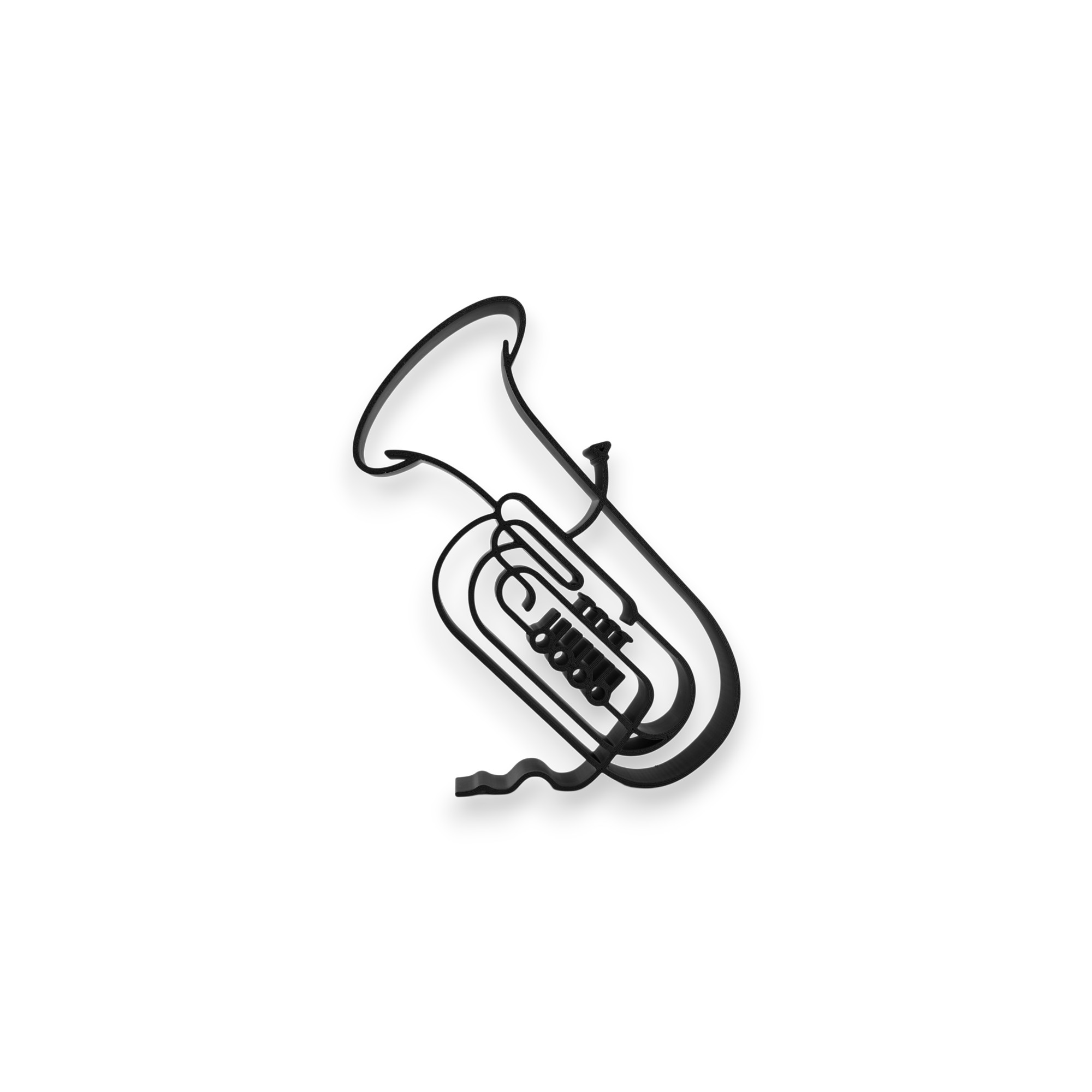 Clasical Concert Tuba — three quarter