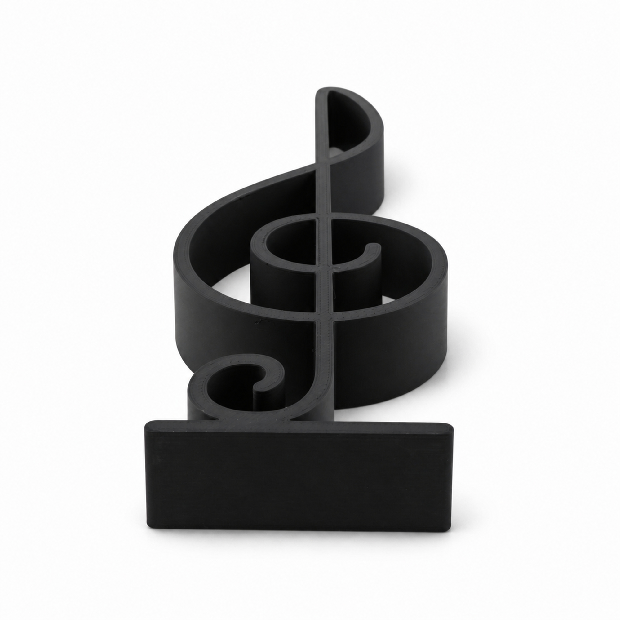 Classic Treble Clef Staff — flat