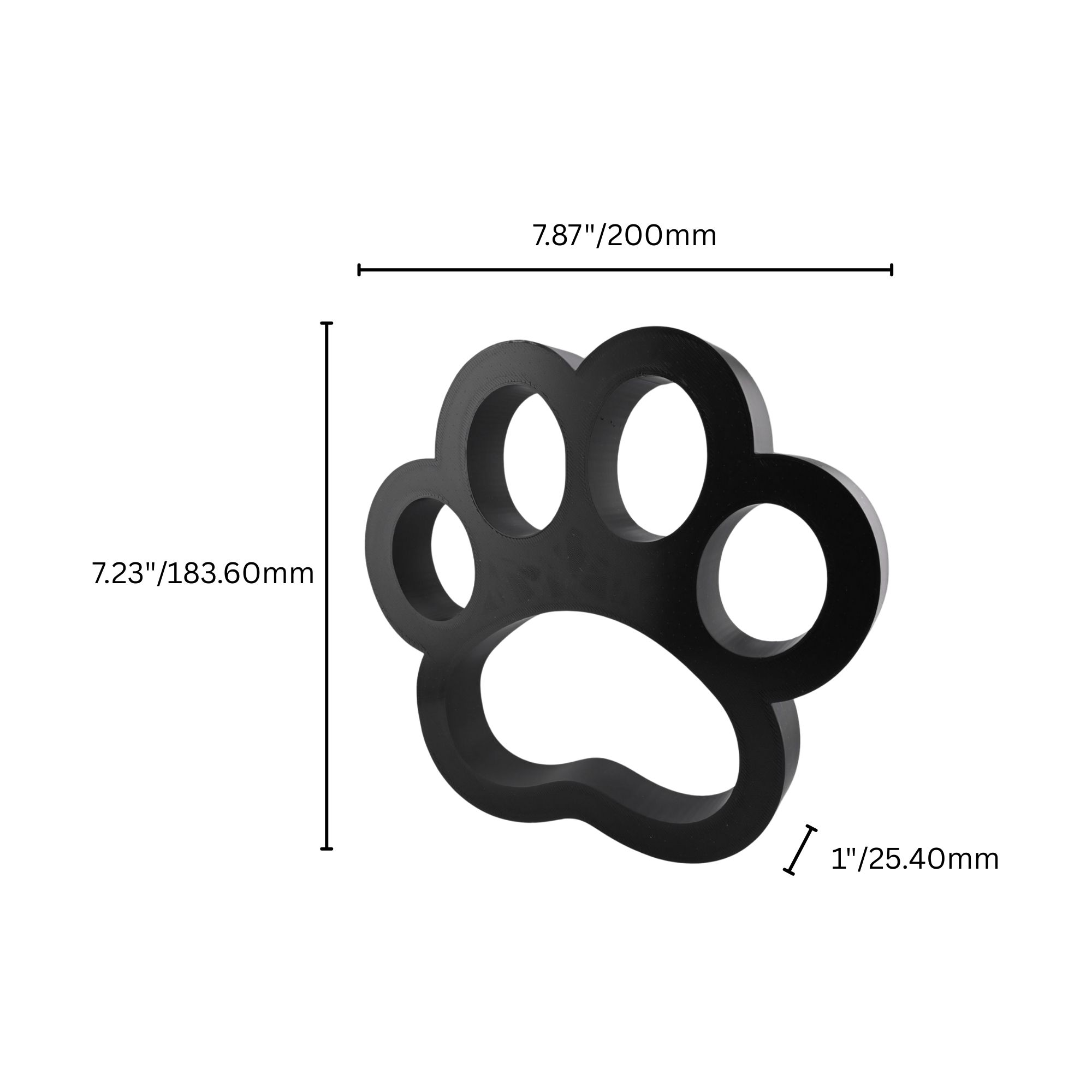 Bold Kitty Paw — dimension